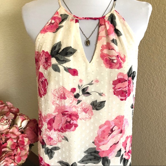 Candies Pleated Halter Swing Dress - Picture 3 of 8